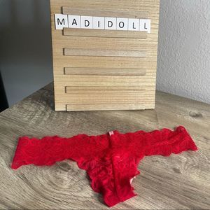 Victoria’s Secret Pink Red Thong